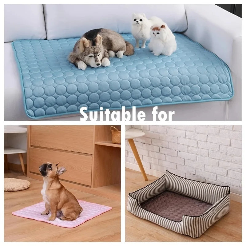 Dog Cooling Mat – Summer Cooling Pad for Dogs & Cats