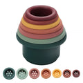 Silicone Stacking Cups – Montessori Baby Tower Toy