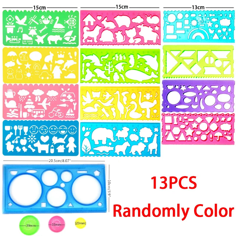 Spirograph Drawing Stencil Set – Creative Geometry Art Kit