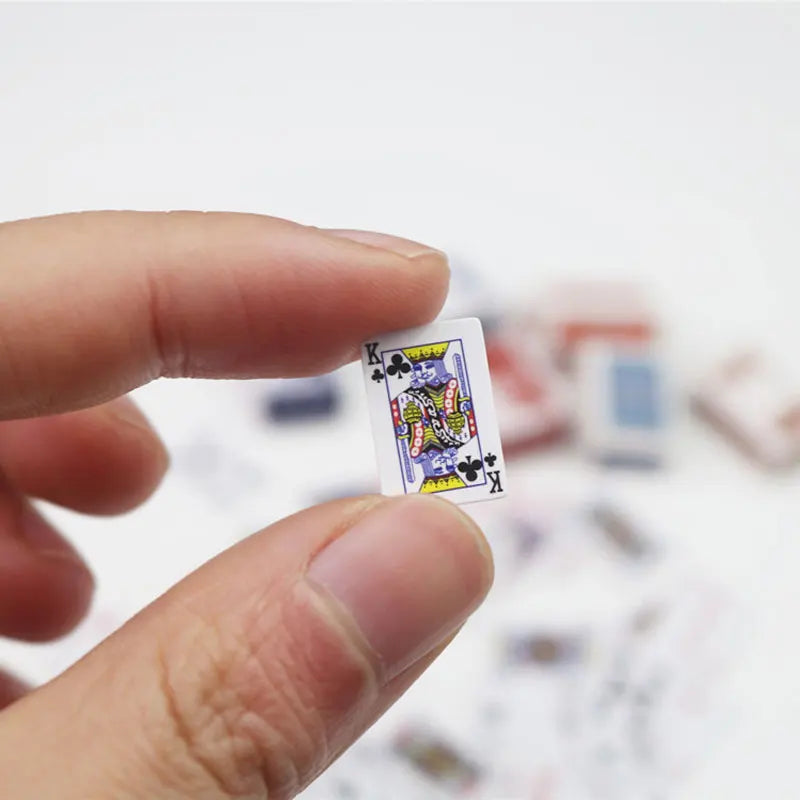 Mini Playing Cards – Tiny Poker Deck for Travel and Gifts