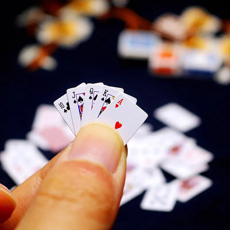 Mini Playing Cards – Tiny Poker Deck for Travel and Gifts