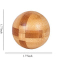 Wooden Kong Ming Lock Puzzle – 3D Lu Ban Brain Teaser