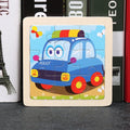 Wooden Animal Tangram Puzzle – 3D Cartoon Jigsaw