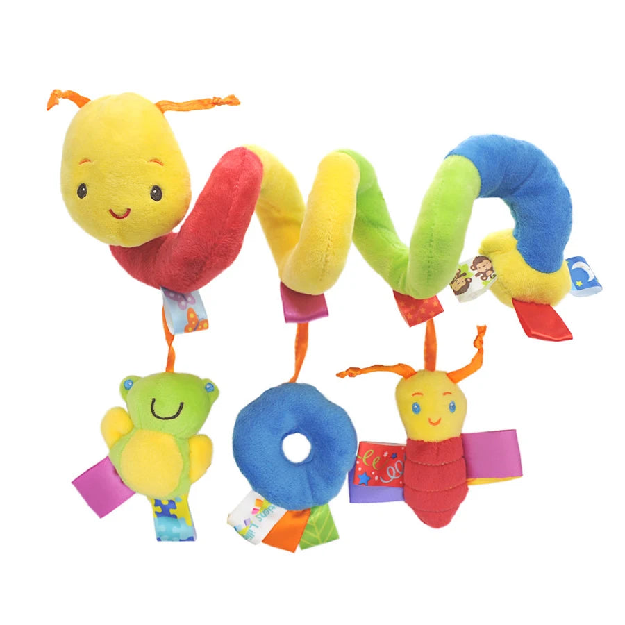 Baby Spiral Stroller Toy – Hanging Rattle for Infants