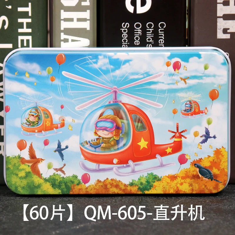 Educational Puzzle 60 Piece Cartoon Animal Jigsaw Learning Toy