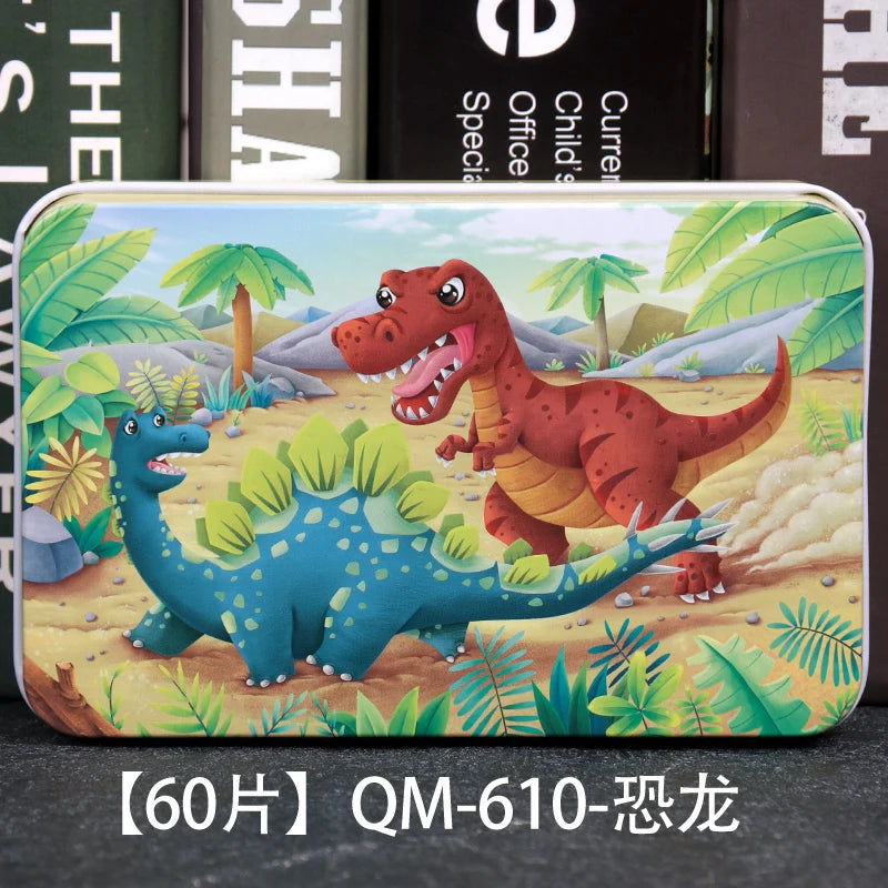 Educational Puzzle 60 Piece Cartoon Animal Jigsaw Learning Toy