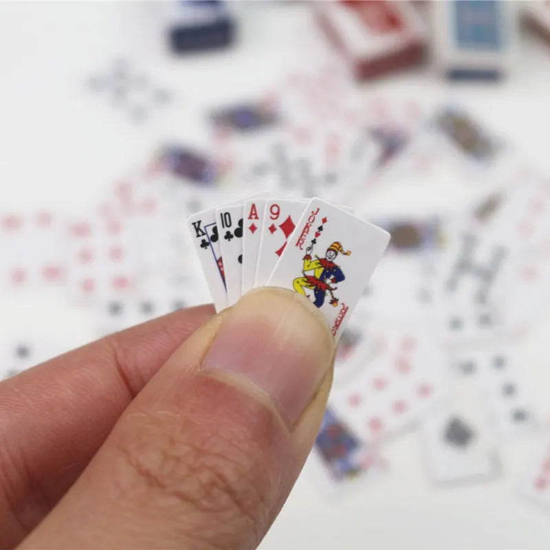 Mini Playing Cards – Tiny Poker Deck for Travel and Gifts