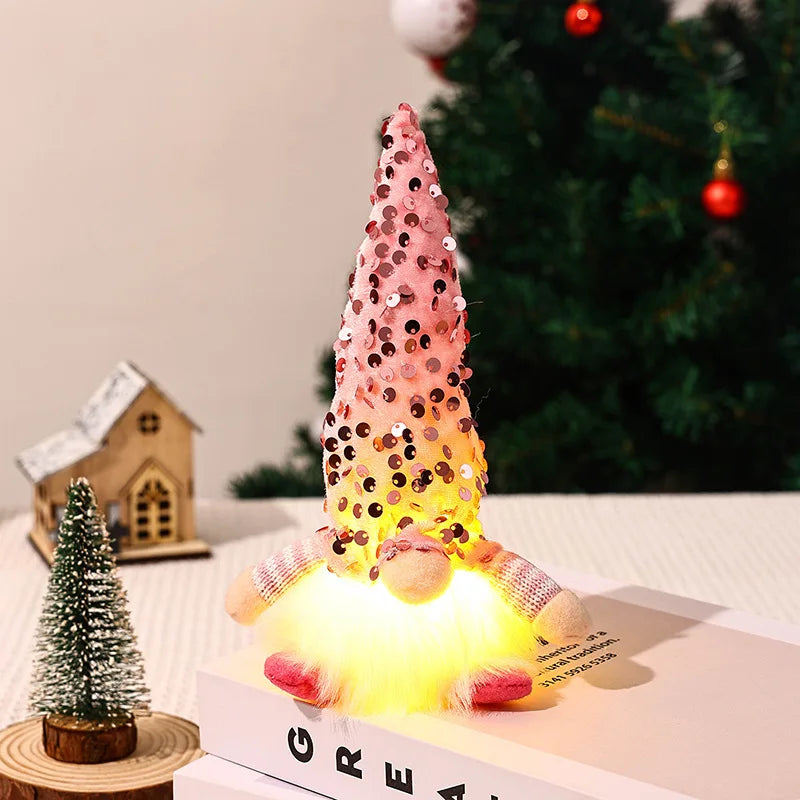 Christmas Gnome Night Light LED Faceless Holiday Decoration