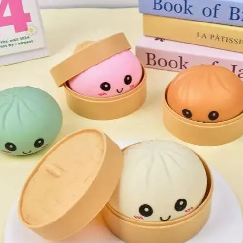Dumpling Squishy Stress Ball – Soft Slow-Rise Fidget Toy