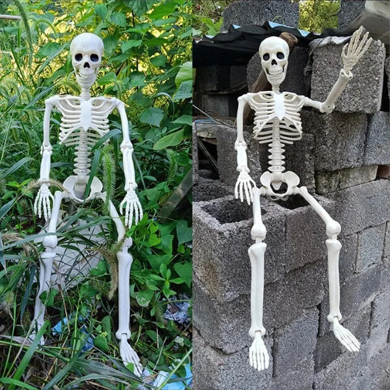 40cm Posable Skeleton Decoration for Halloween & Haunted Houses