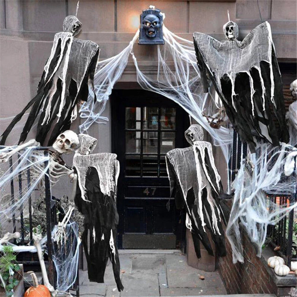 Hanging Halloween Skull Decoration for Haunted House