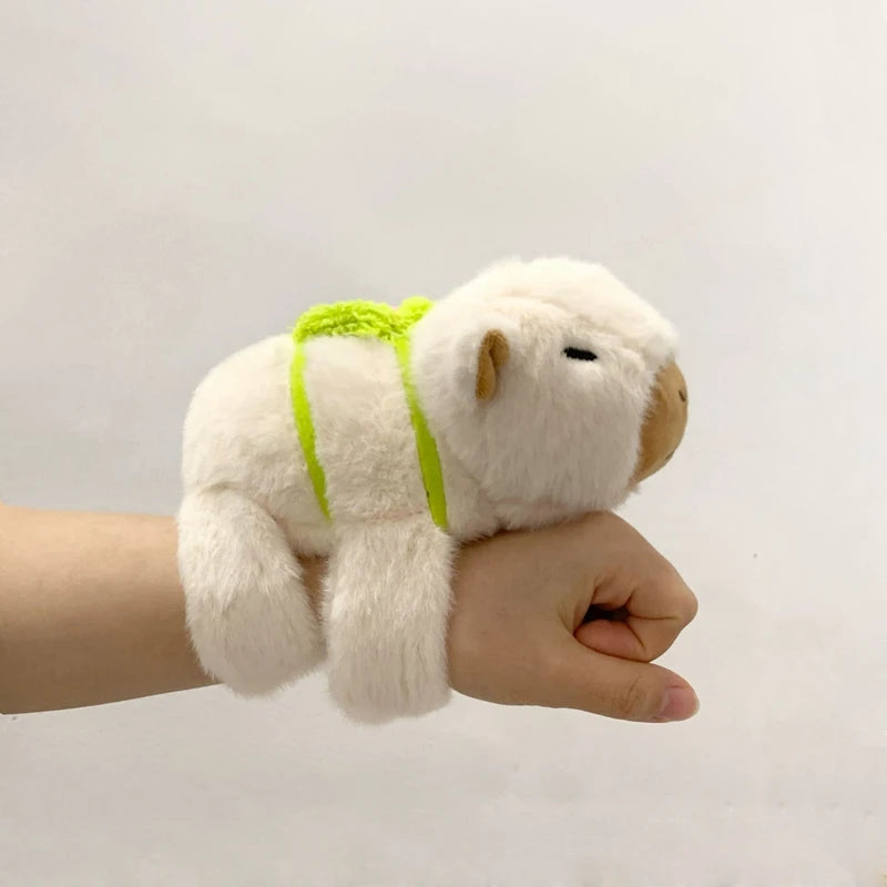 Animal Plush Wristband Toy, Capybara, Fox & Panda Soft Doll