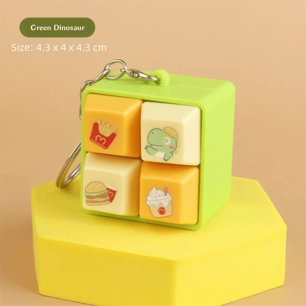 Capybara Fidget Keychain – Light-Up Keyboard Button Toy