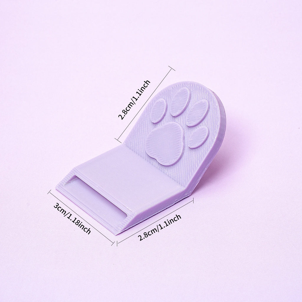 3D Printed Cat Paw Shaped Pet Can Opener, Multifunctional Portable Safe Easy Grip Cat Food Tin Opener for Wet Pet Food Cans