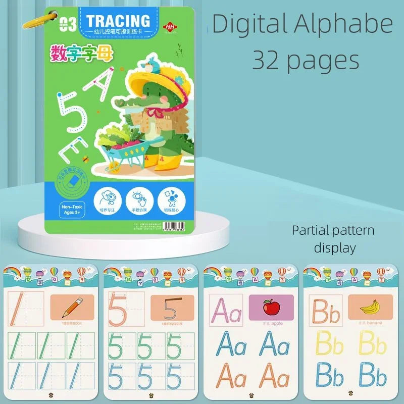 Magical Tracing Workbook – Kids Drawing and Writing Practice Set