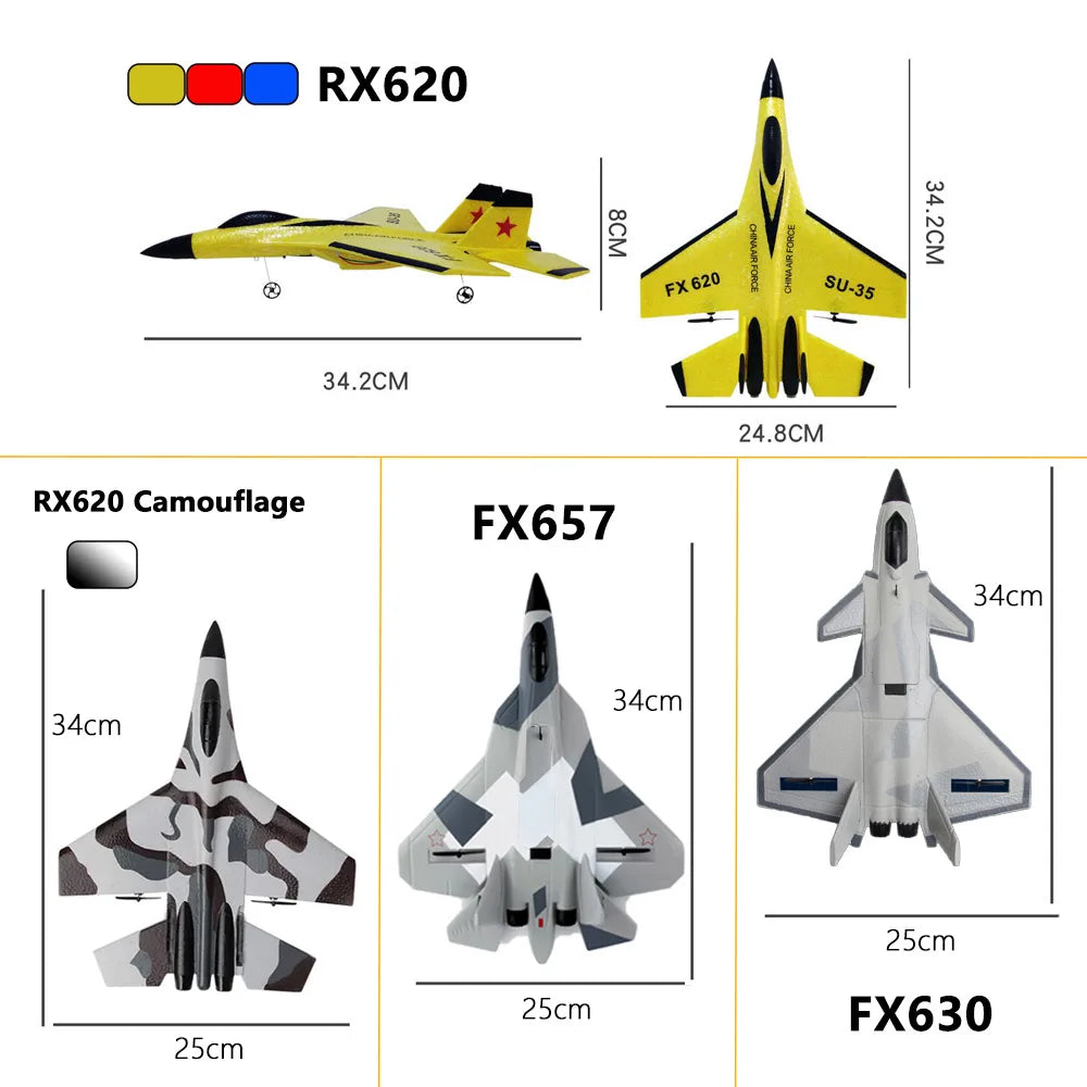 SU-35 RC Foam Airplane – 2.4GHz Remote Control Glider