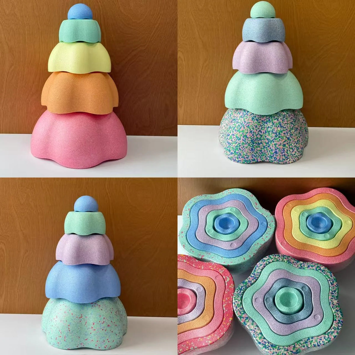 Kids Balance Stepping Stones – 5-Piece Foam Set