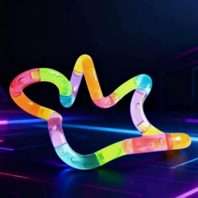 Deformable Rope Fidget Toy | Rainbow Twist Toy