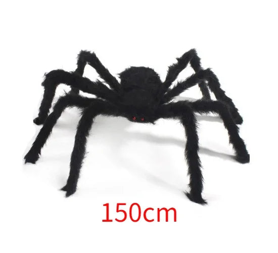 Giant Black Spider Halloween Decoration – Multiple Sizes