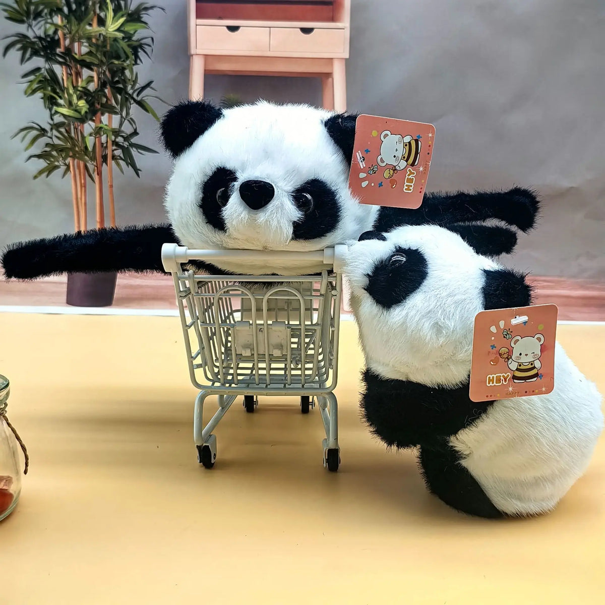 Animal Plush Wristband Toy, Capybara, Fox & Panda Soft Doll
