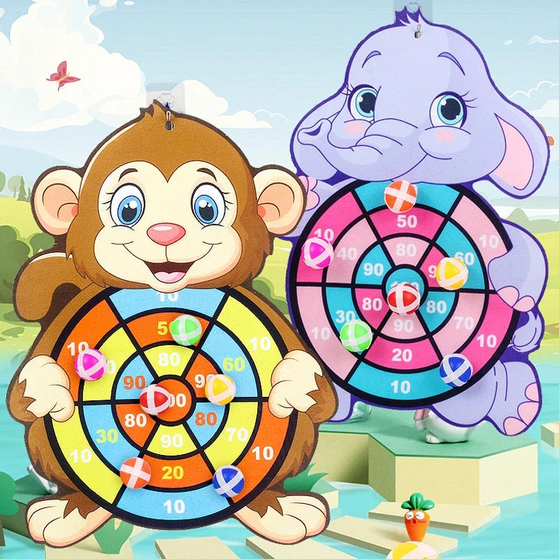 Sticky Ball Dart Board – Kids Indoor Target Game