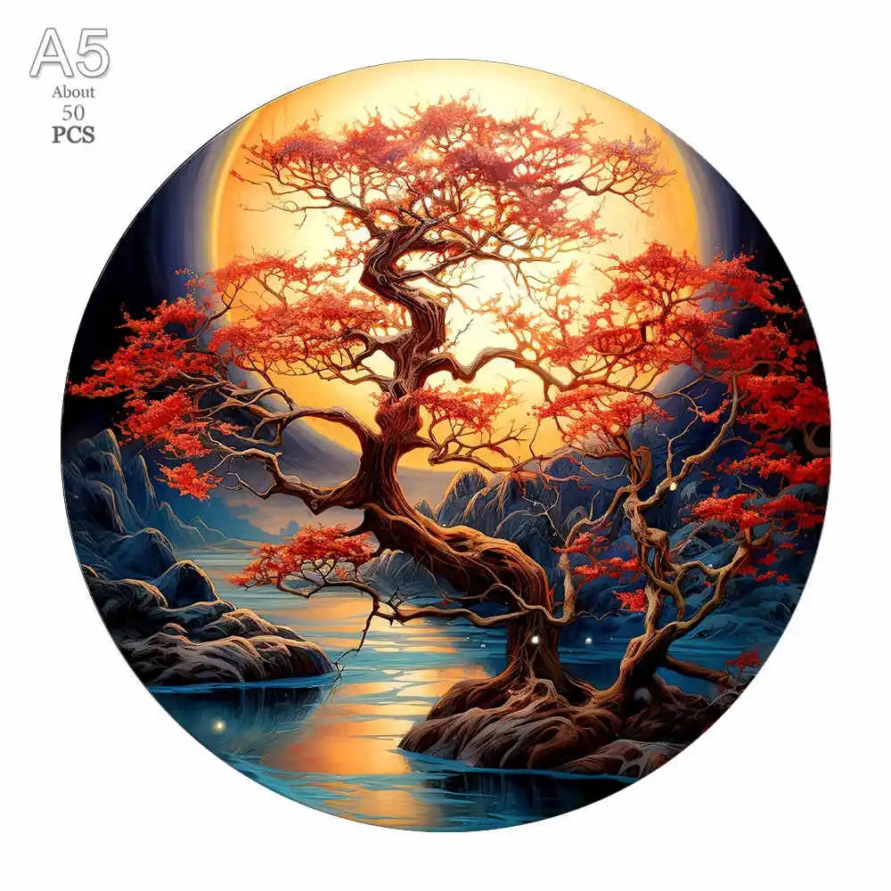 Wooden Animal Puzzle 3D Adult Peacock Bird Fox Jigsaw
