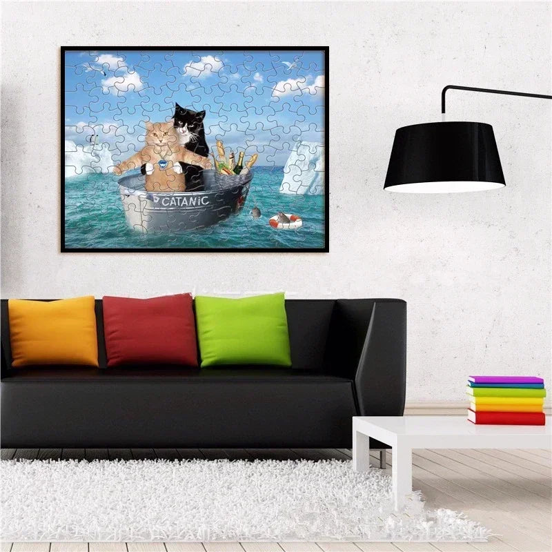 Animal Jigsaw Puzzle 100 Piece Paper Puzzle for Adults