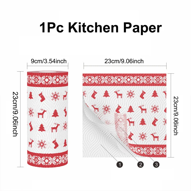 Christmas Toilet Paper Holiday Bathroom Decoration