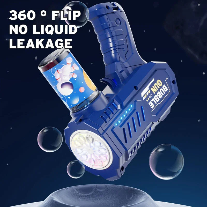 Automatic Bubble Gun – Glowing Bubble Machine Toy