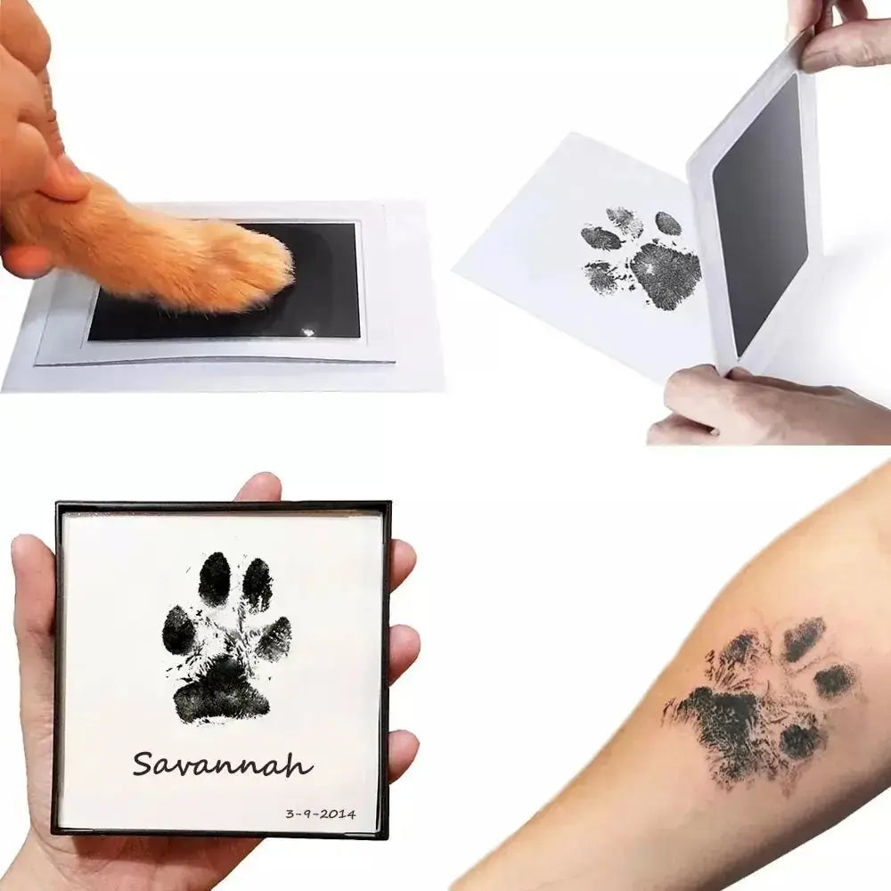 Inkless Paw Print Kit for Dogs and Cats, Clean Touch Keepsake