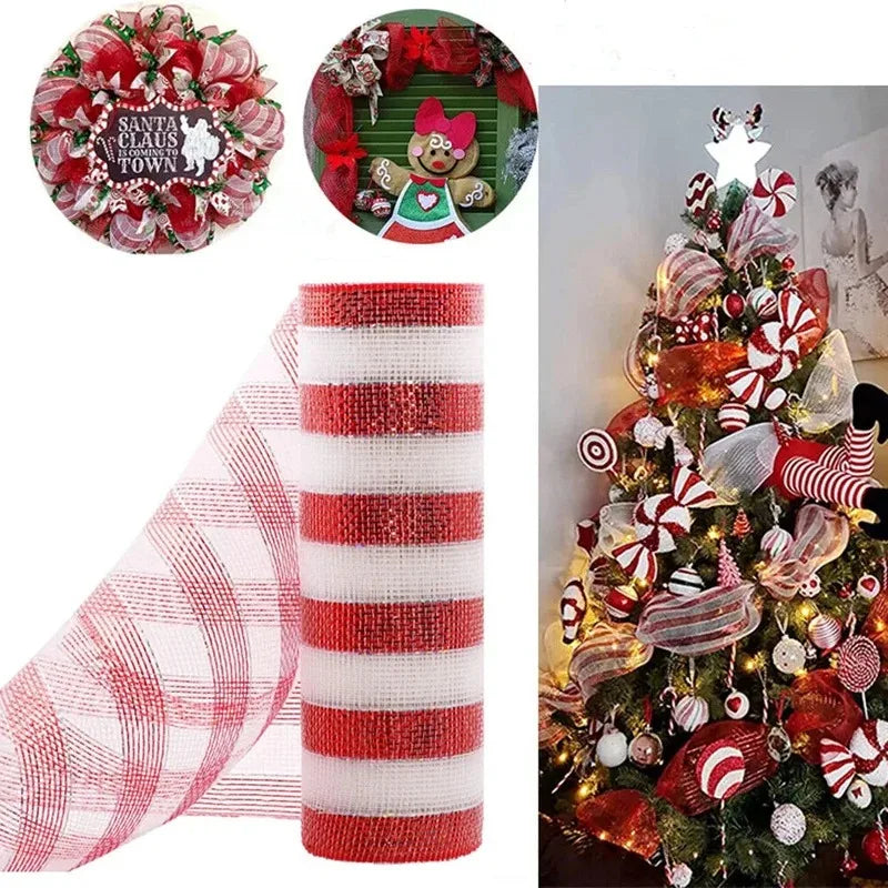 Christmas Tree Ribbon Merry Christmas Christmas Tree Decoration