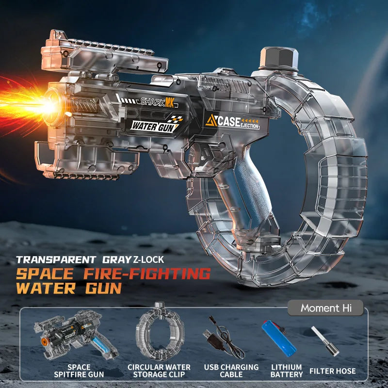 LED Electric Water Gun – Automatic Space Water Blaster