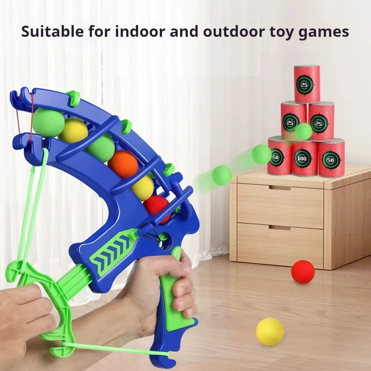 Sticky Ball Dart Board – Kids Target Shooting Game Set