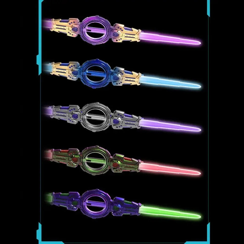 LED Light Up Sword Toy – Multicolor Rotating Light Sword