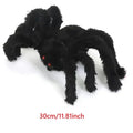 Giant Black Spider Decoration for Halloween, 30–200 cm