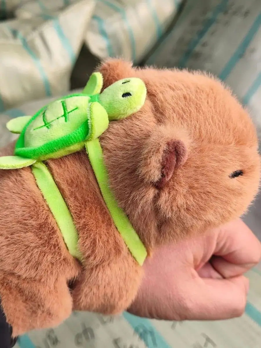 Animal Plush Wristband Toy, Capybara, Fox & Panda Soft Doll