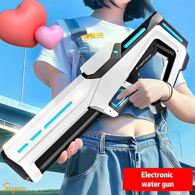 Automatic Electric Water Gun – Rechargeable Outdoor Water Blaster
