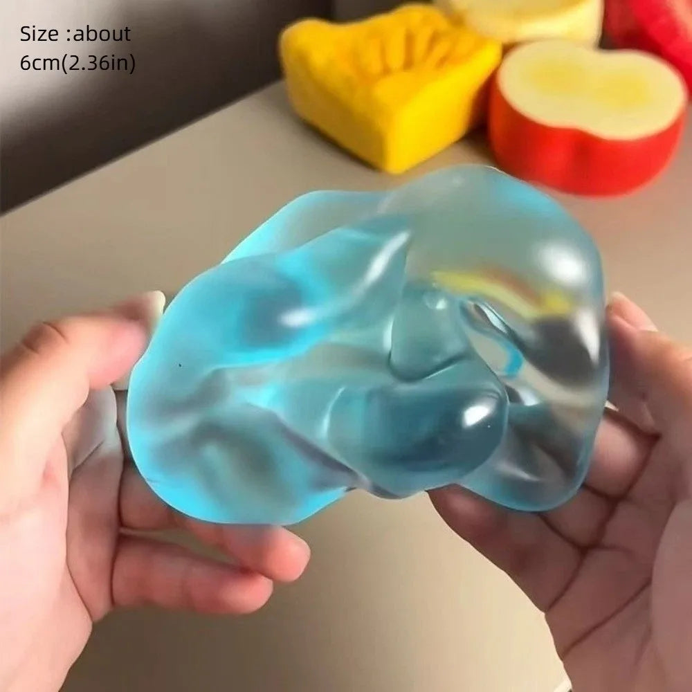 Transparent Squishy Toy 6cm TPR Slow Rebound Fidget