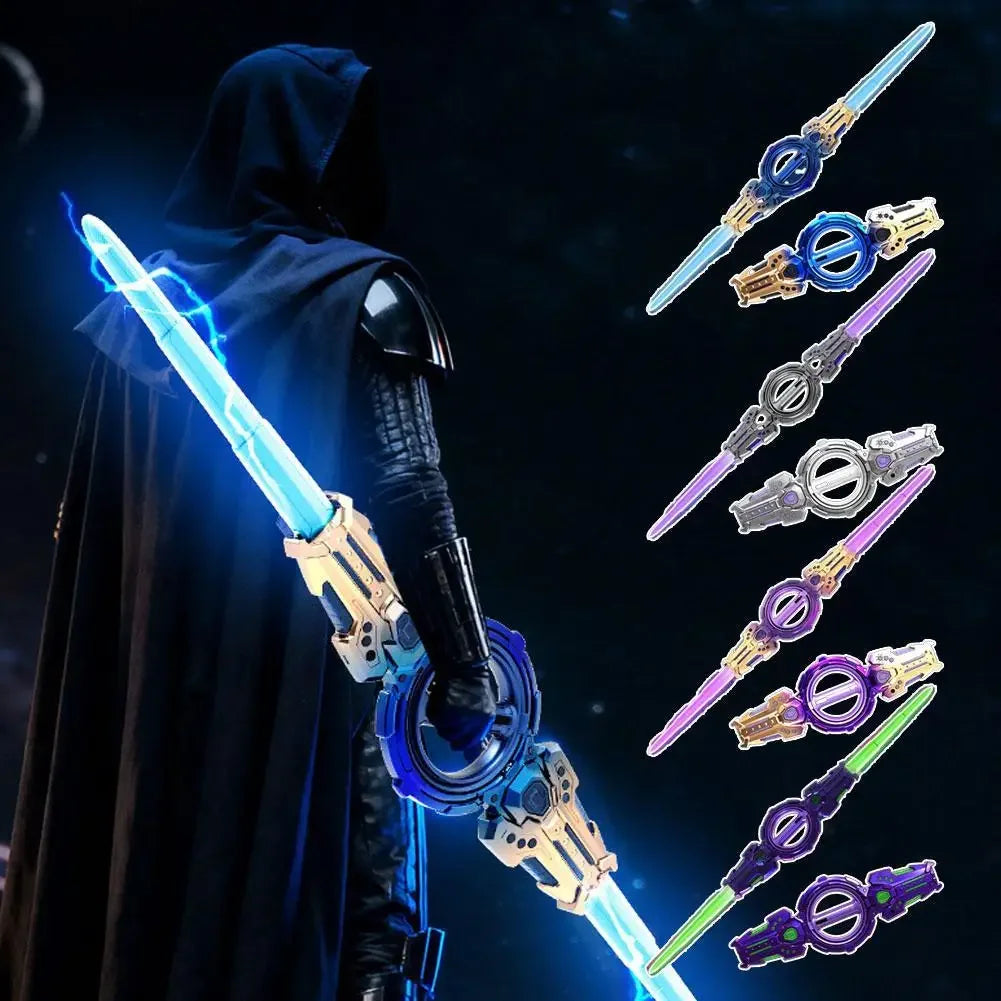 LED Light Up Sword Toy – Multicolor Rotating Light Sword