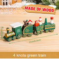 Christmas Train Decoration Wooden or Plastic Holiday Ornament