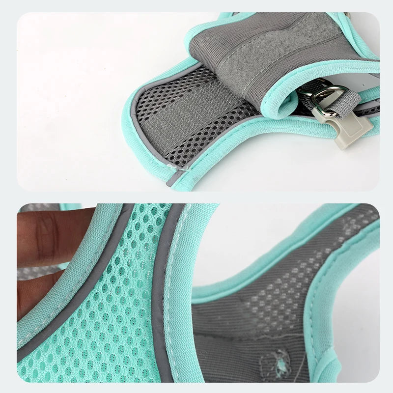 Reflective Dog Vest Harness – Adjustable Breathable Mesh