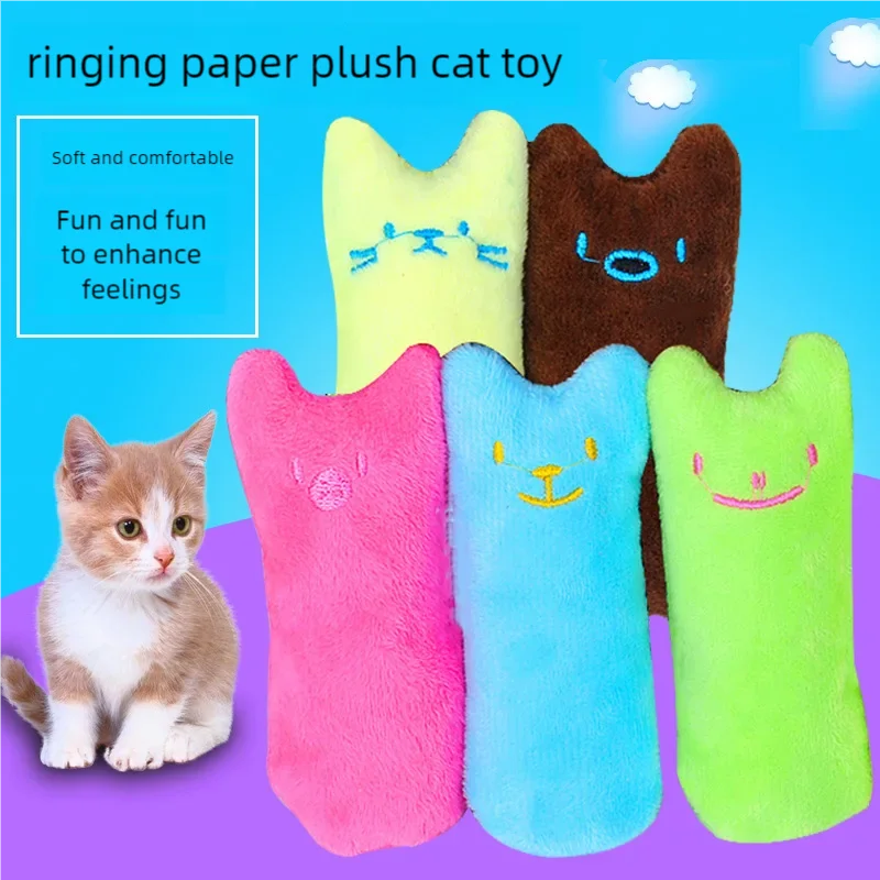 Catnip Plush Cat Toy – Interactive Chew and Play Toy