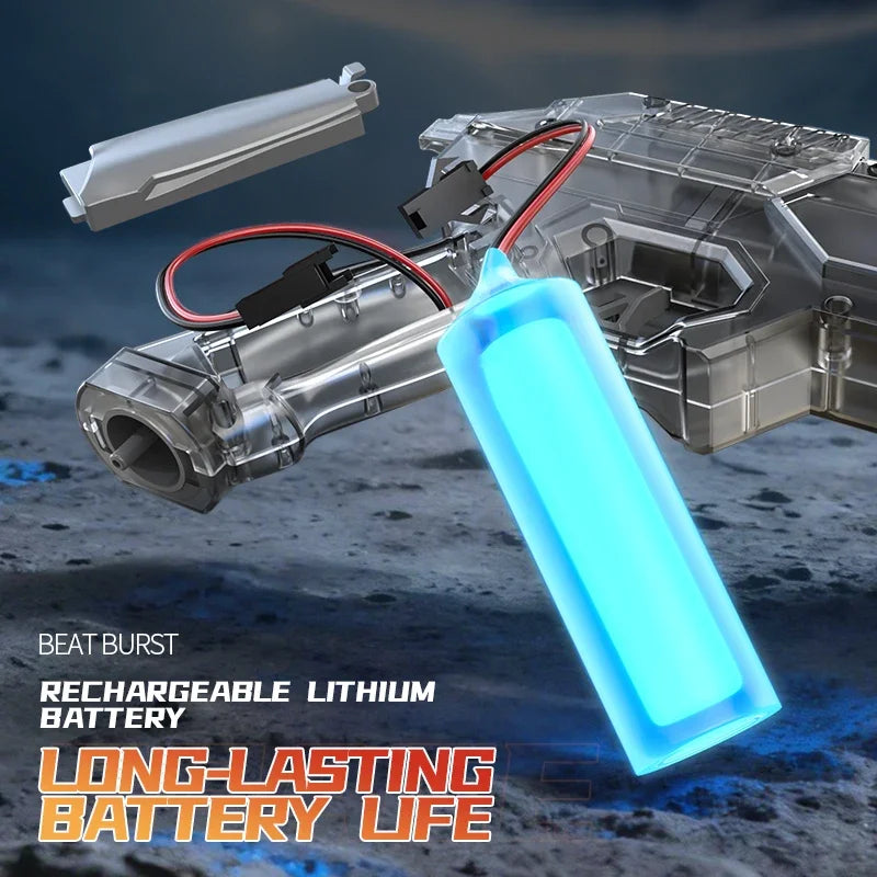 Electric Water Gun – Automatic LED Water Blaster, 400ml