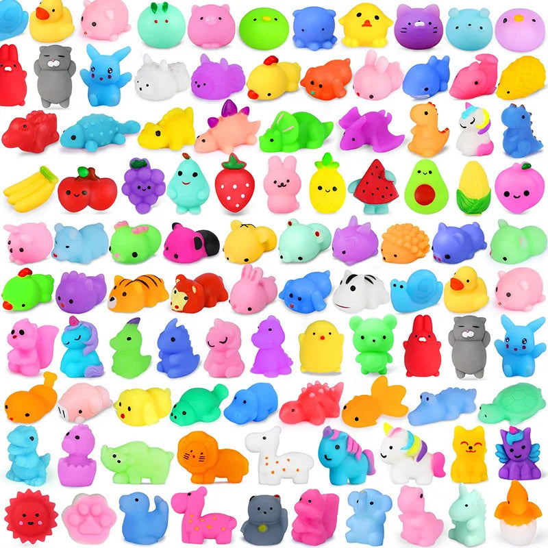 Mini Mochi Squishy Toy Kawaii Animal Fidget Party Favor