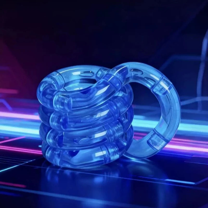 Deformable Rope Fidget Toy | Rainbow Twist Toy