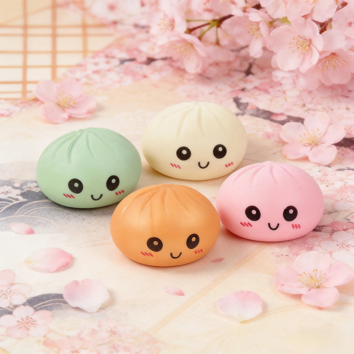 Dumpling Squishy Toy – Soft Rebound Stress Ball