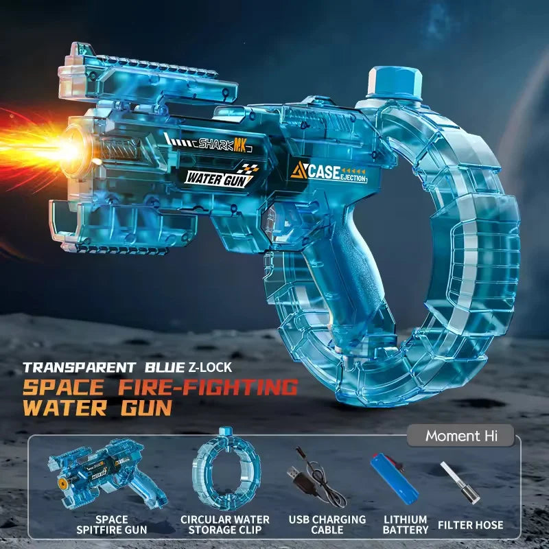 Electric LED Water Gun 400ml Automatic Water Blaster