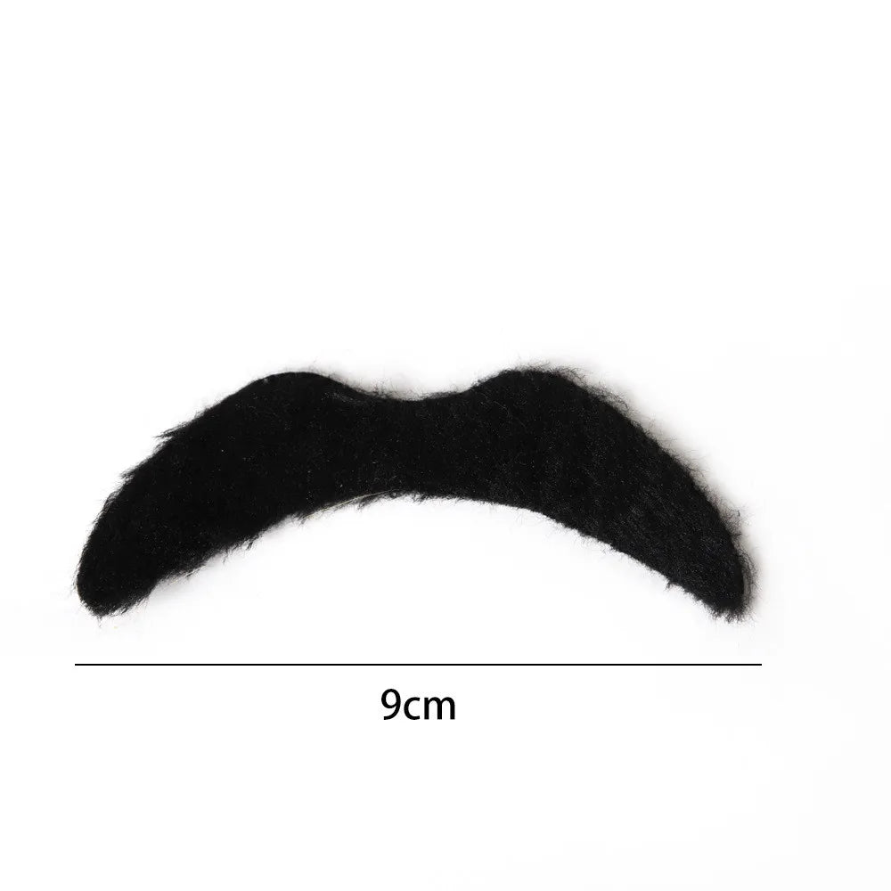Fake Mustache and Beard Costume Set for Halloween & Parties