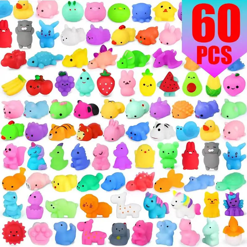 Mini Mochi Squishy Toy Kawaii Animal Fidget Party Favor
