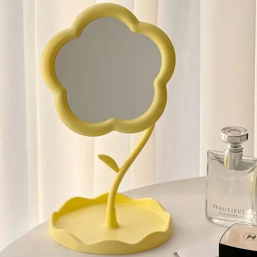Flower Mirror – Decorative Desktop Vanity Mirror